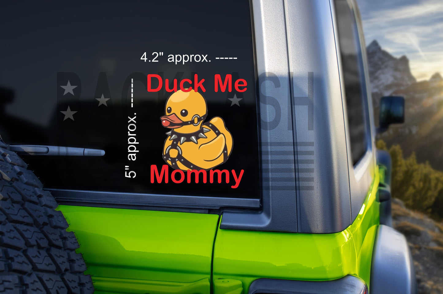 Dirty Duck Mommy Edition Sticker