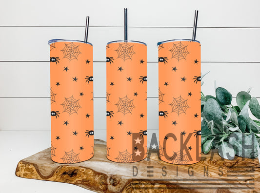 Orange Halloween Tumbler