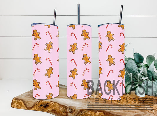 Pink Christmas Tumbler