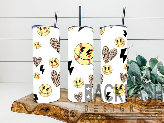 Softball Collage Tumbler