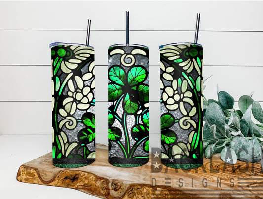Stained Glass Lucky Tumbler