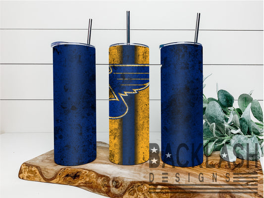 STL Hockey Stripes Tumbler