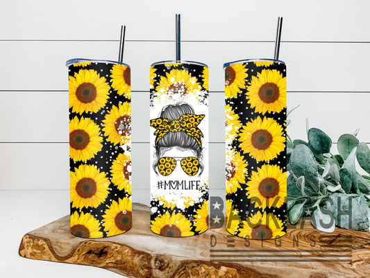 Sunflower Mom Tumbler