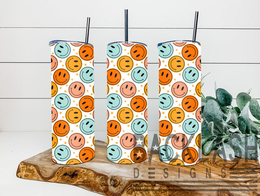 Retro Smiley Tumbler